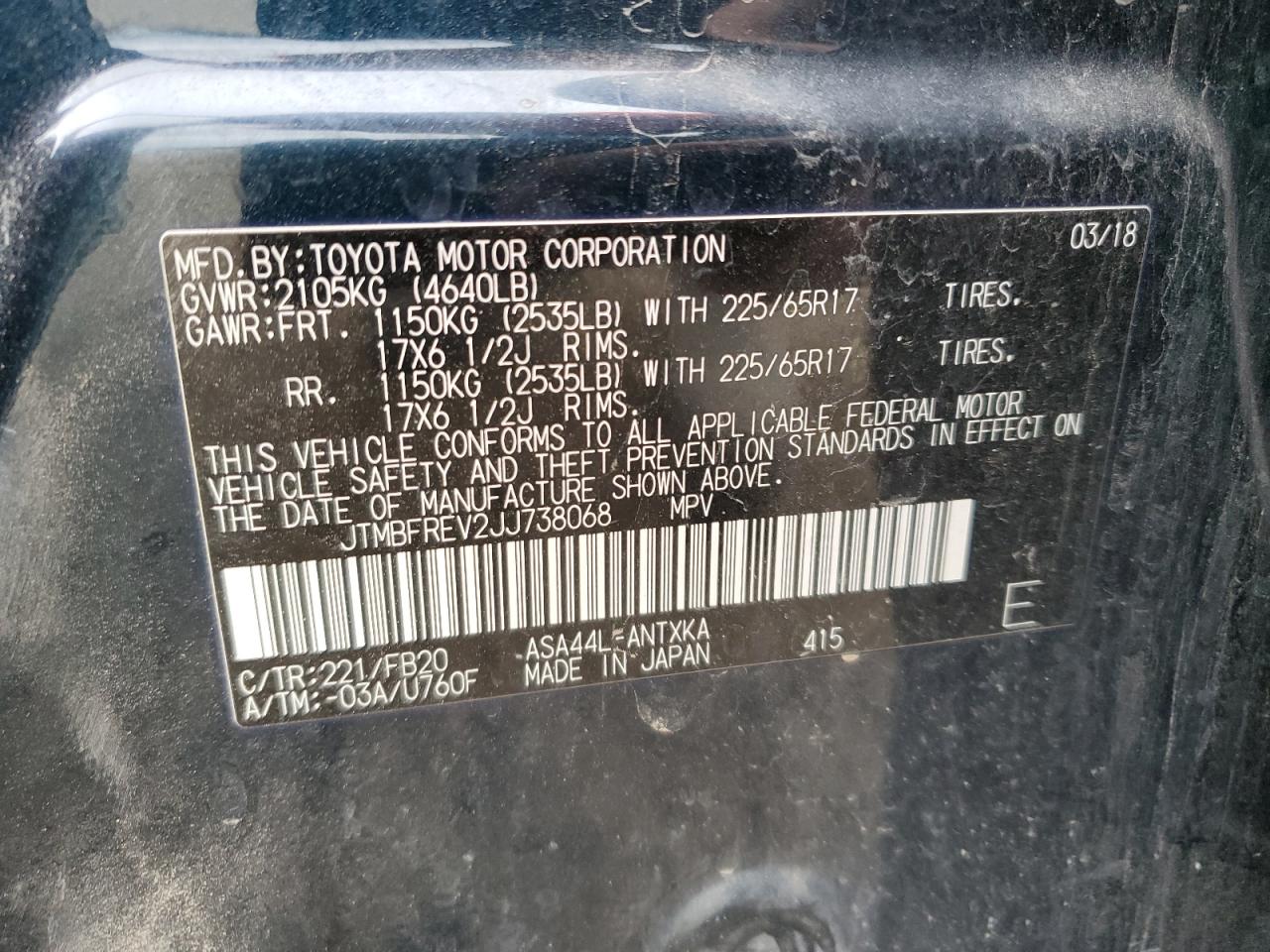 Toyota RAV4 Le Image 11