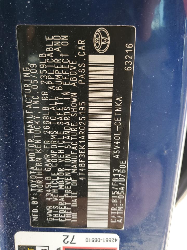 Toyota Camry Base Image 10