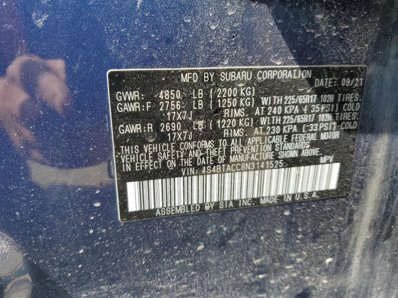 Subaru Outback Premium Image 11