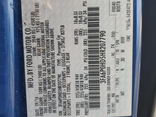 Ford Fusion Se Image 8