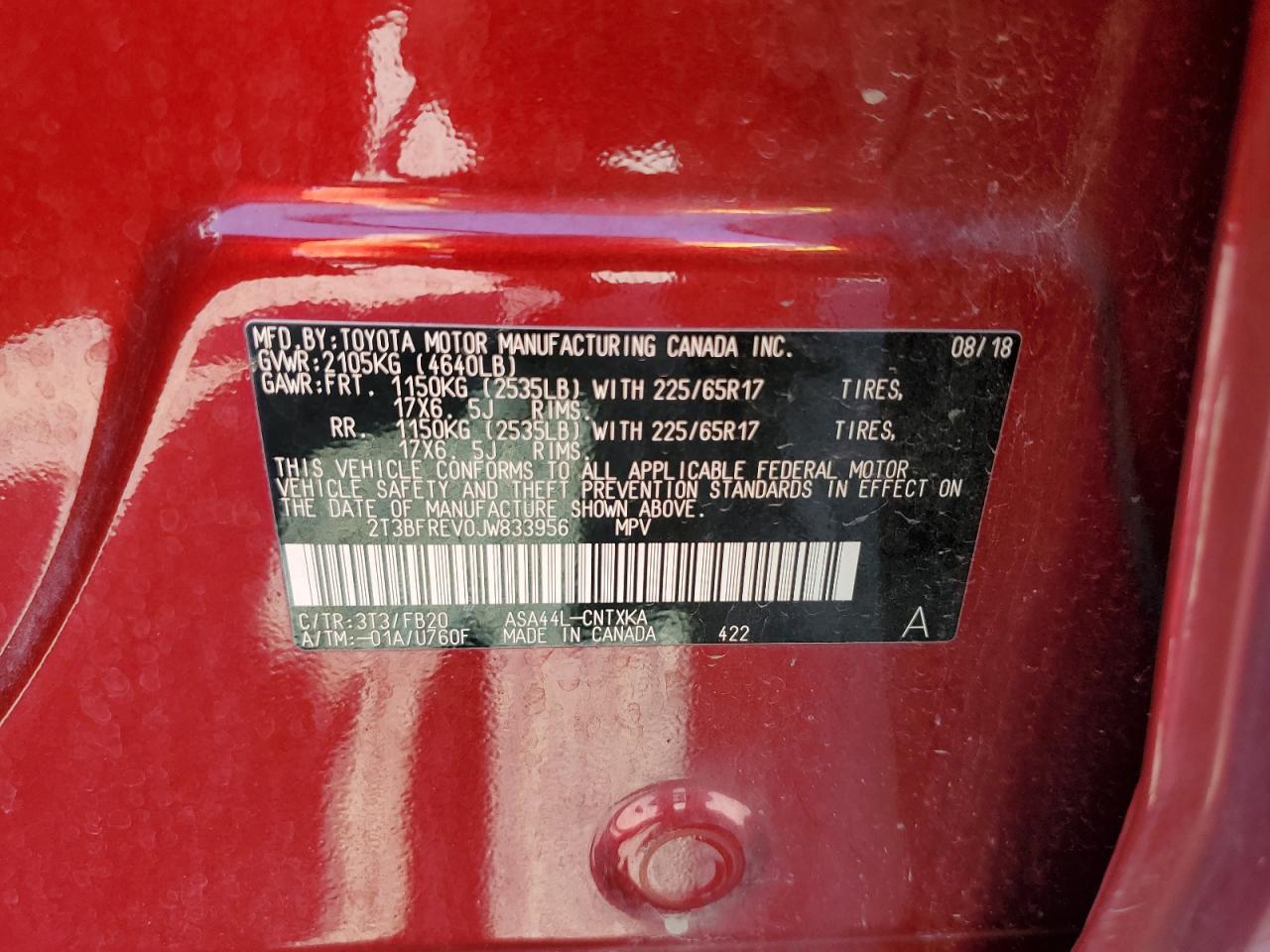 Toyota RAV4 Le Image 10