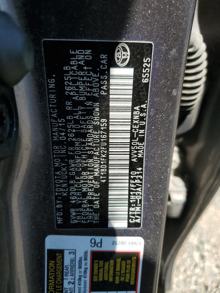 Toyota Camry Hybrid Image 9