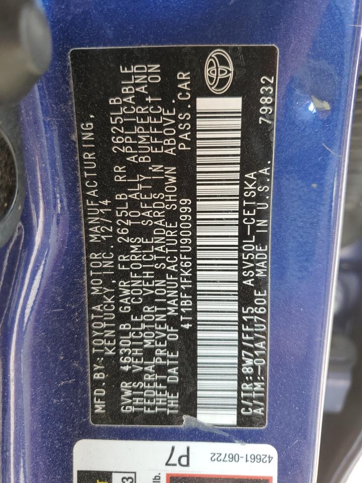 Toyota Camry Le Image 3