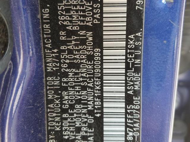 Toyota Camry Le Image 3