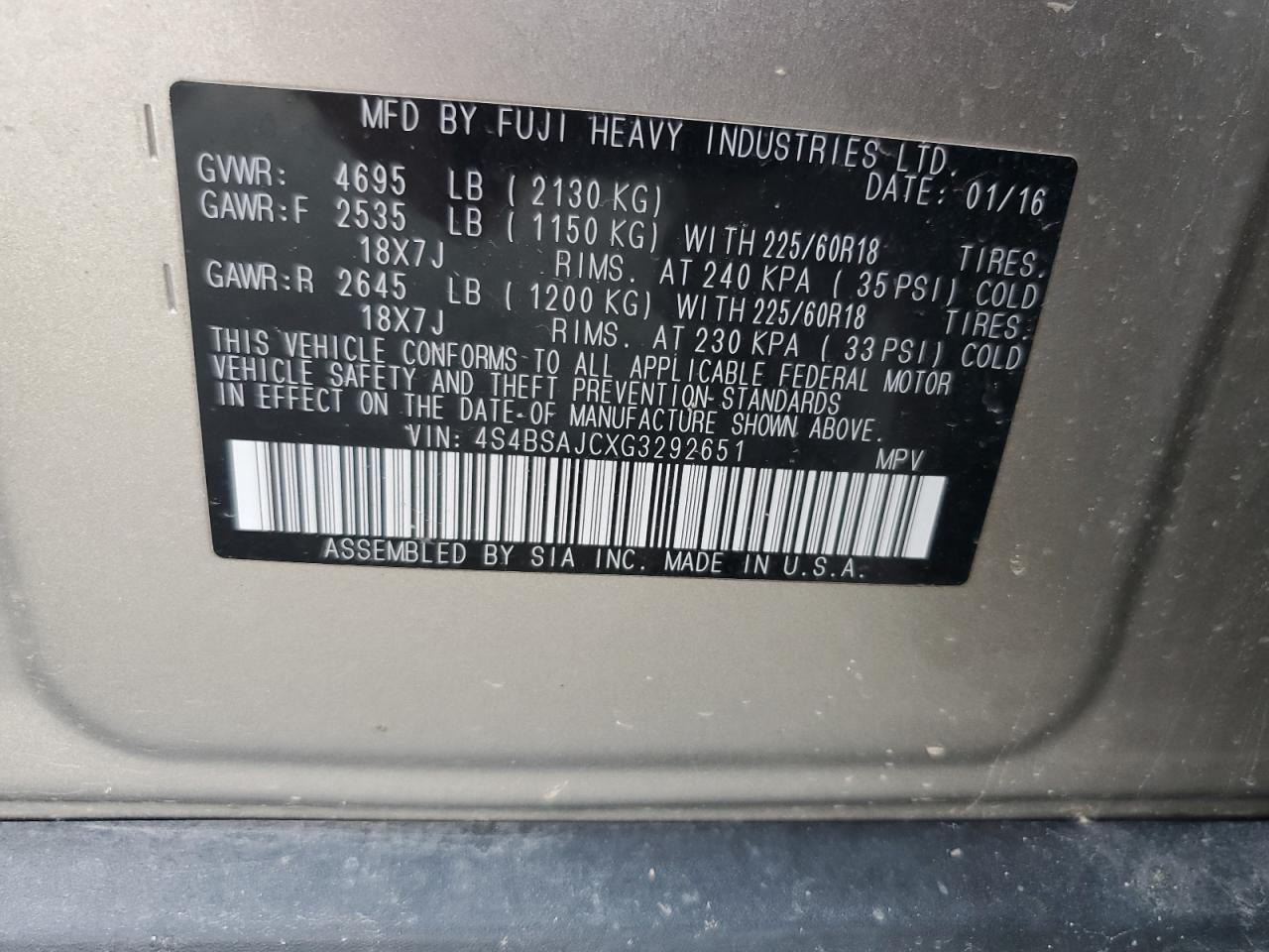 Subaru Outback 2.5i Limited Image 9