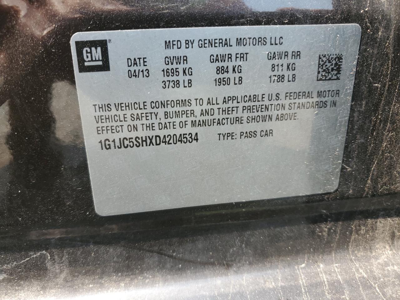 Chevrolet Sonic Lt Image 10