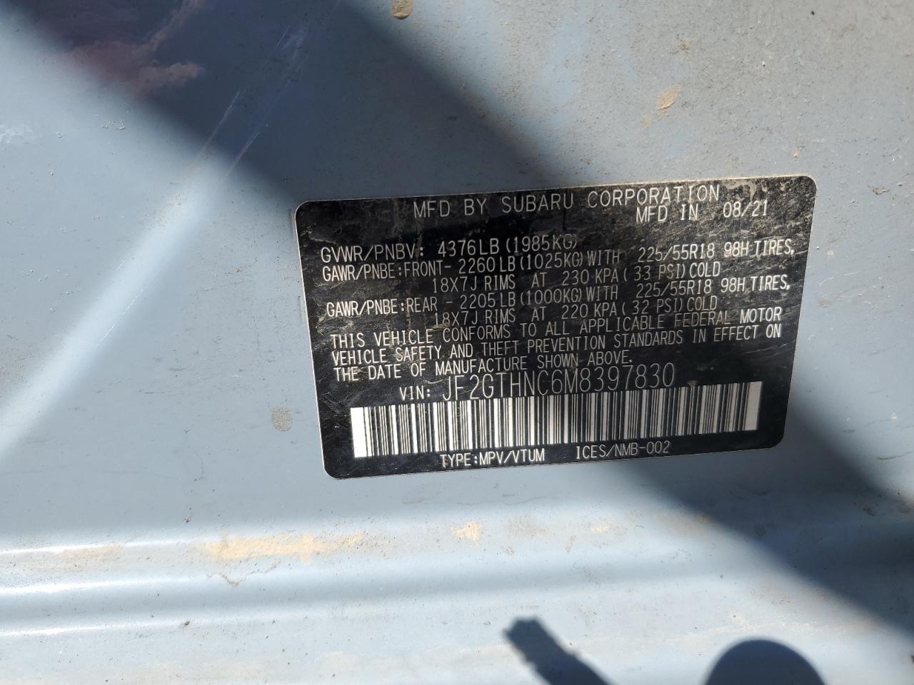 Subaru Crosstrek Limited Image 2