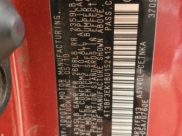 Toyota Camry Base Image 11