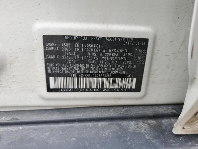 Subaru Outback 2.5i Limited Image 9