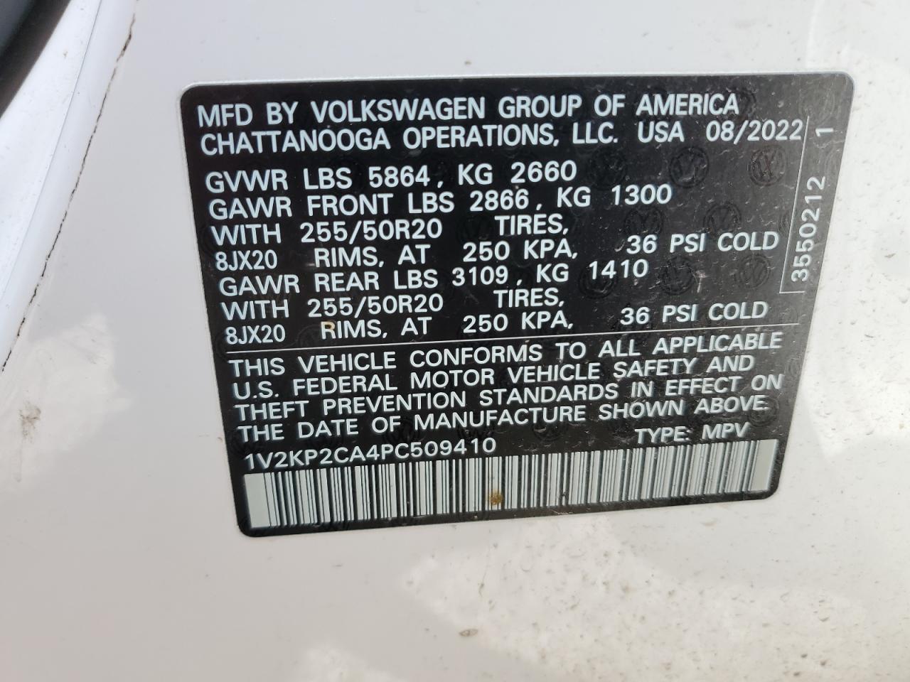 Volkswagen Atlas Se Image 9