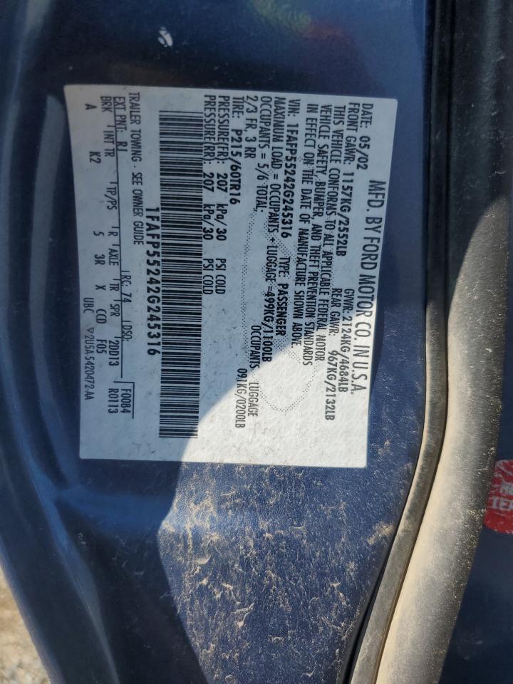 Ford Taurus Ses Ses Image 8