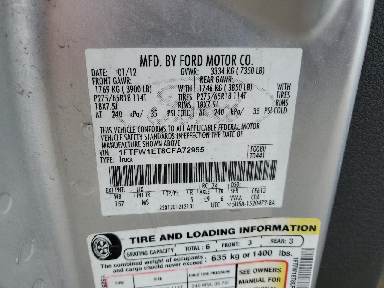 Ford F-150 Supercrew Image 11