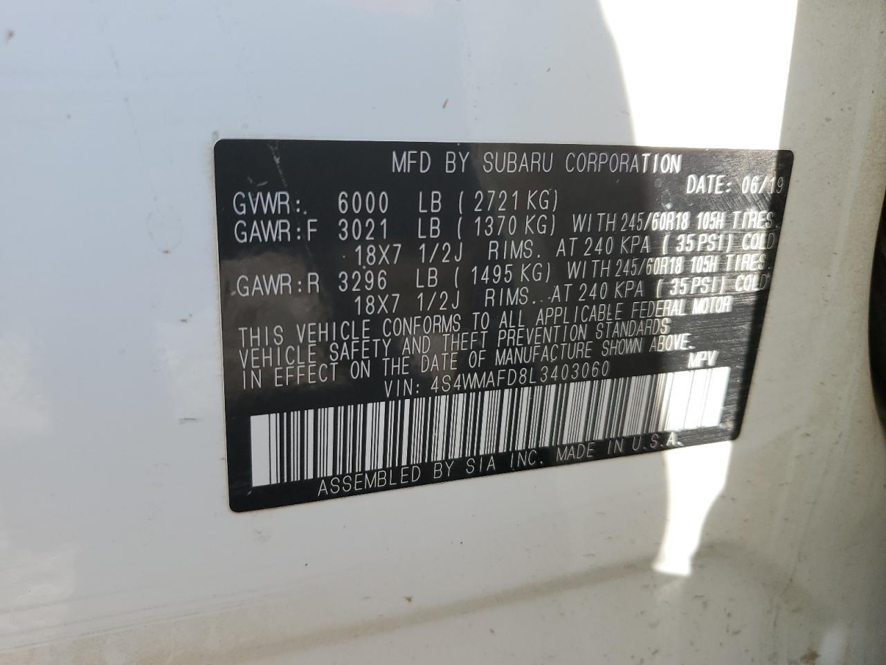 Subaru Ascent Premium Image 3