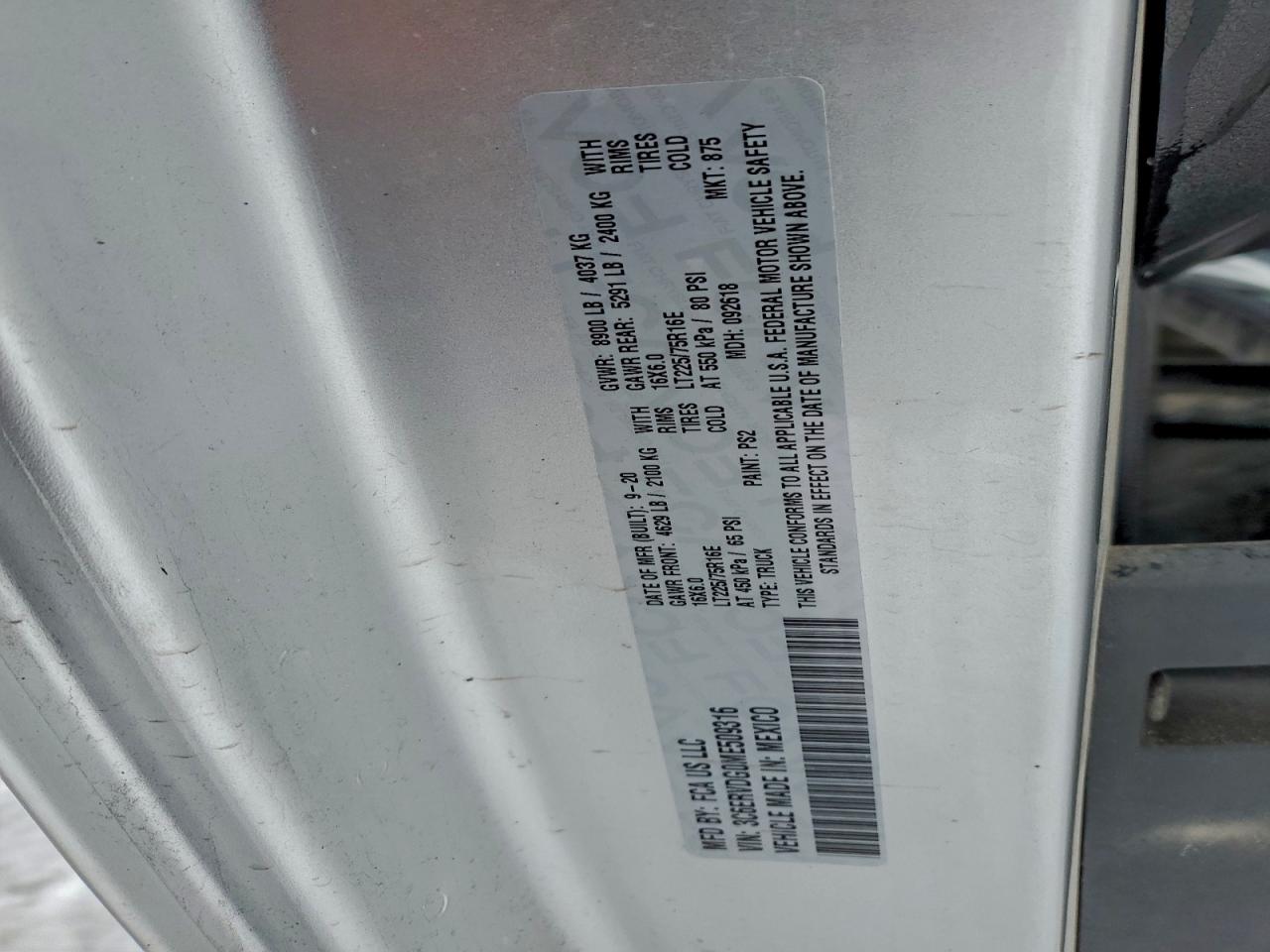 Ram Promaster 2500 High Image 6