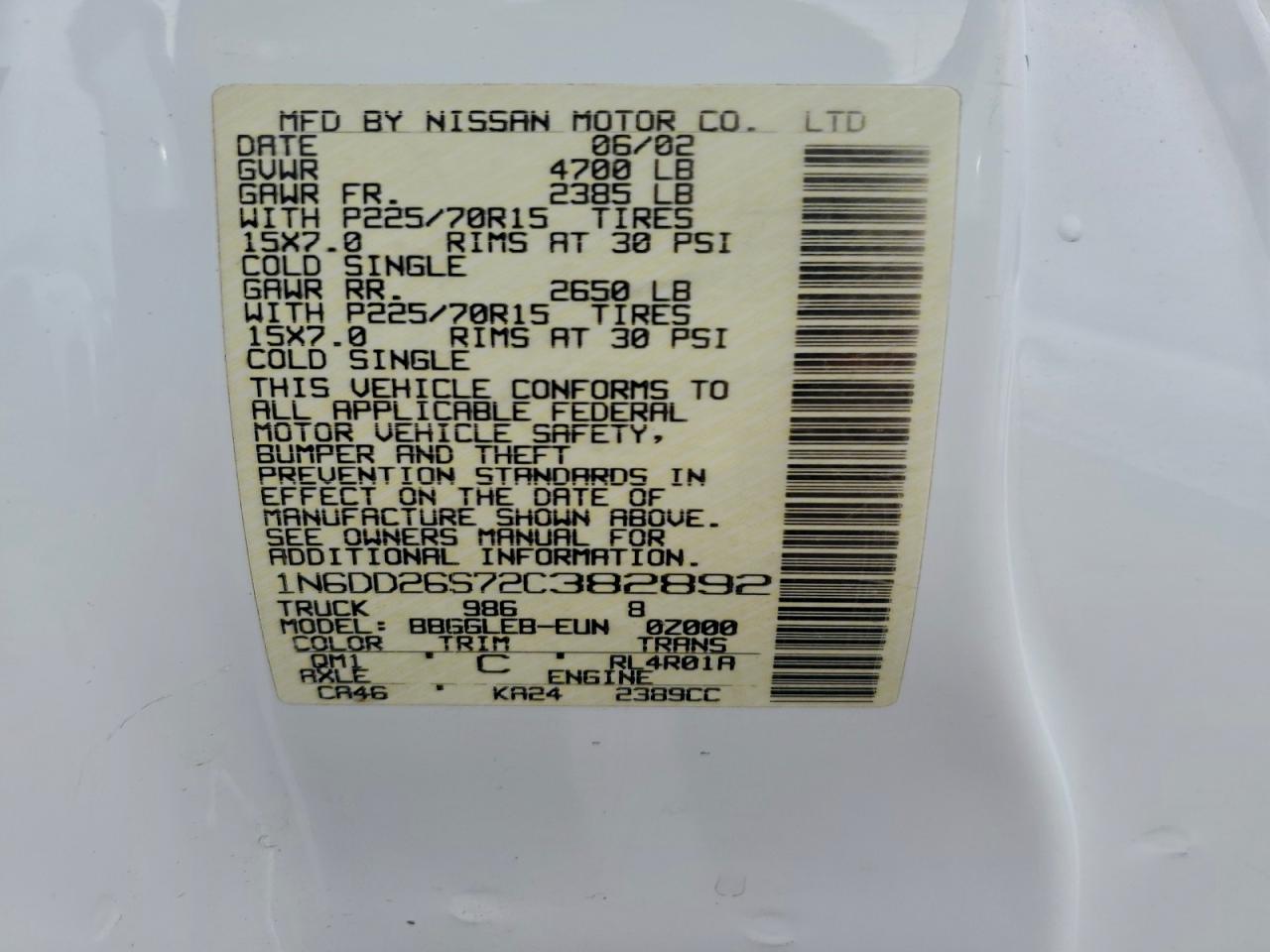 Nissan Frontier King Cab Xe Image 12