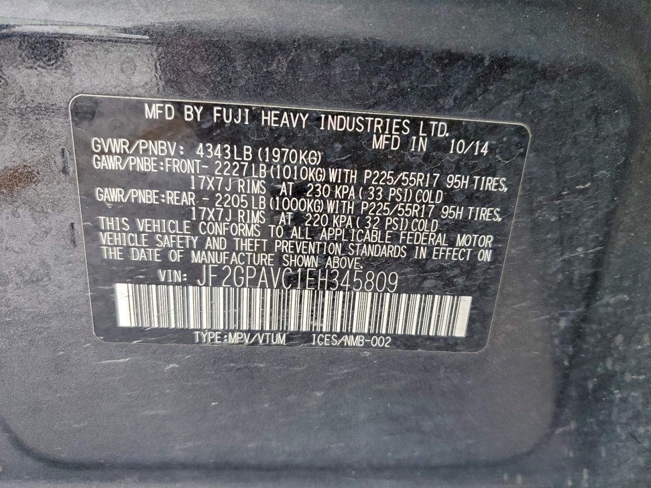 Subaru Xv 2.0 Premium Image 8