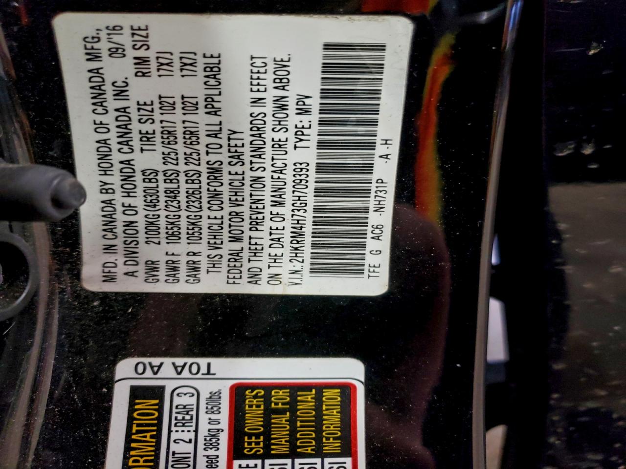 Honda Crv Exl Image 8