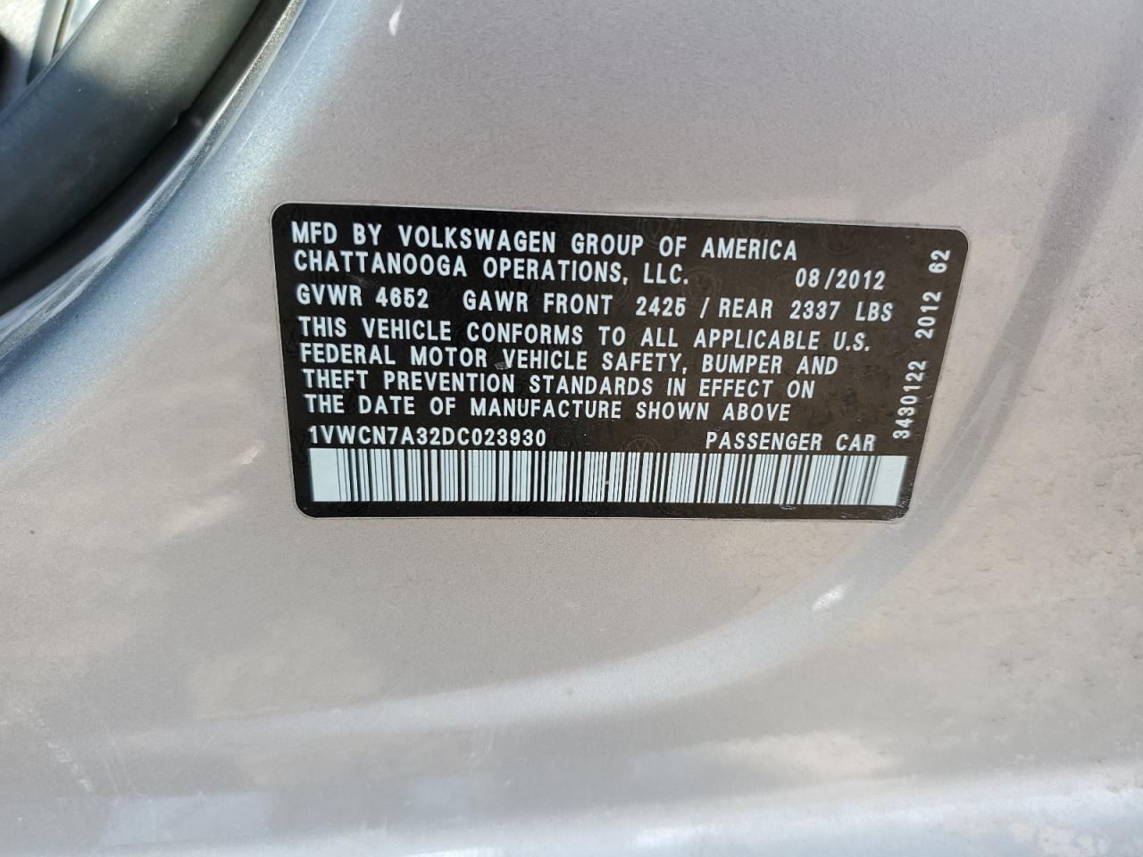 Volkswagen Passat Sel Image 10