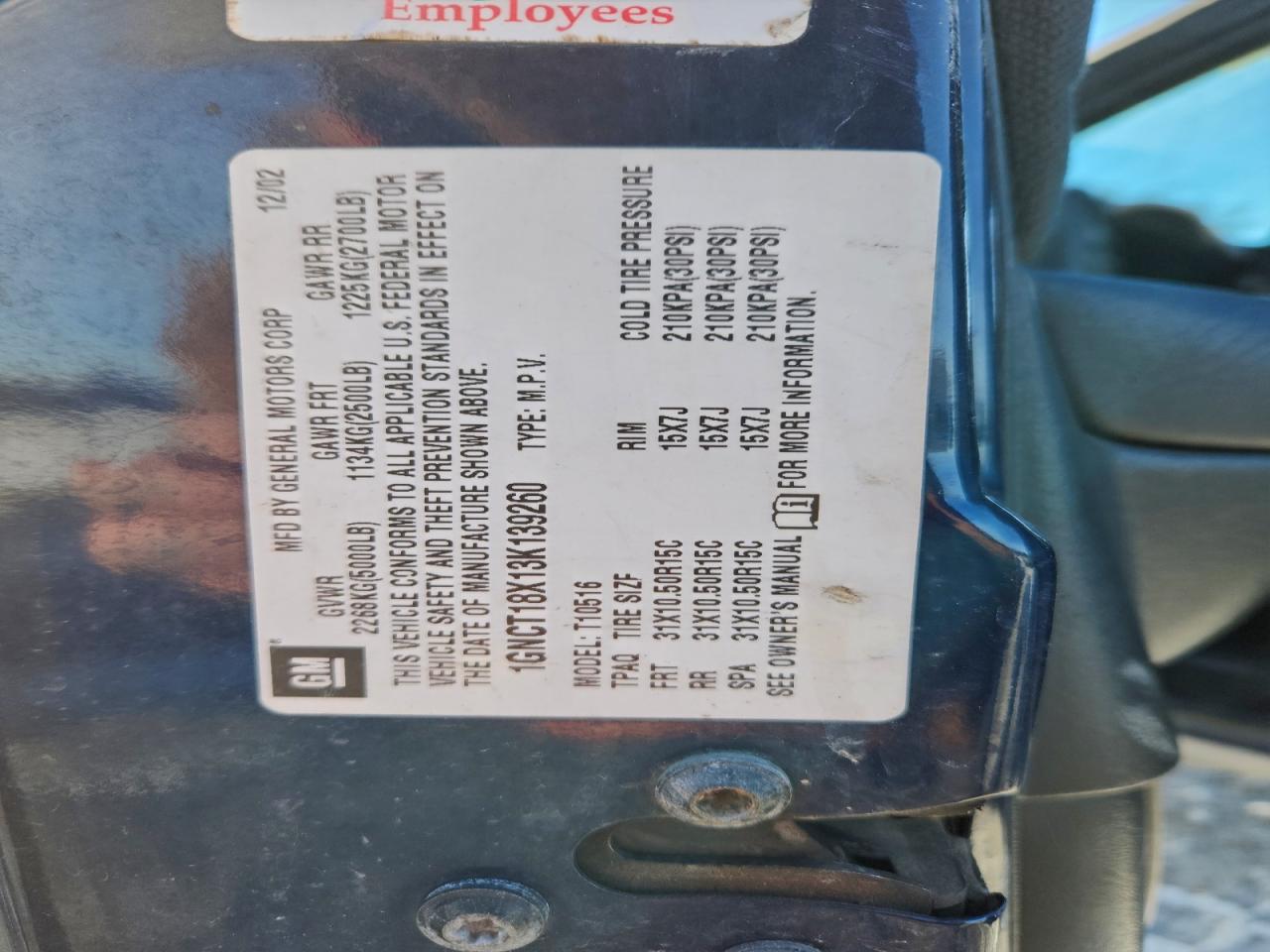 Chevrolet Blazer Image 2